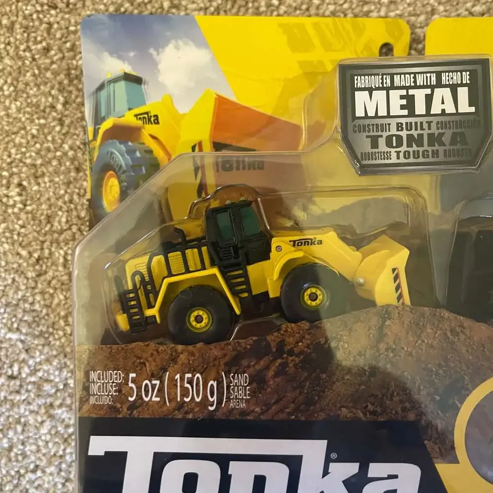 Tonka Metal Movers Combo Pack Mighty Dump Truck and Bulldozer Toy